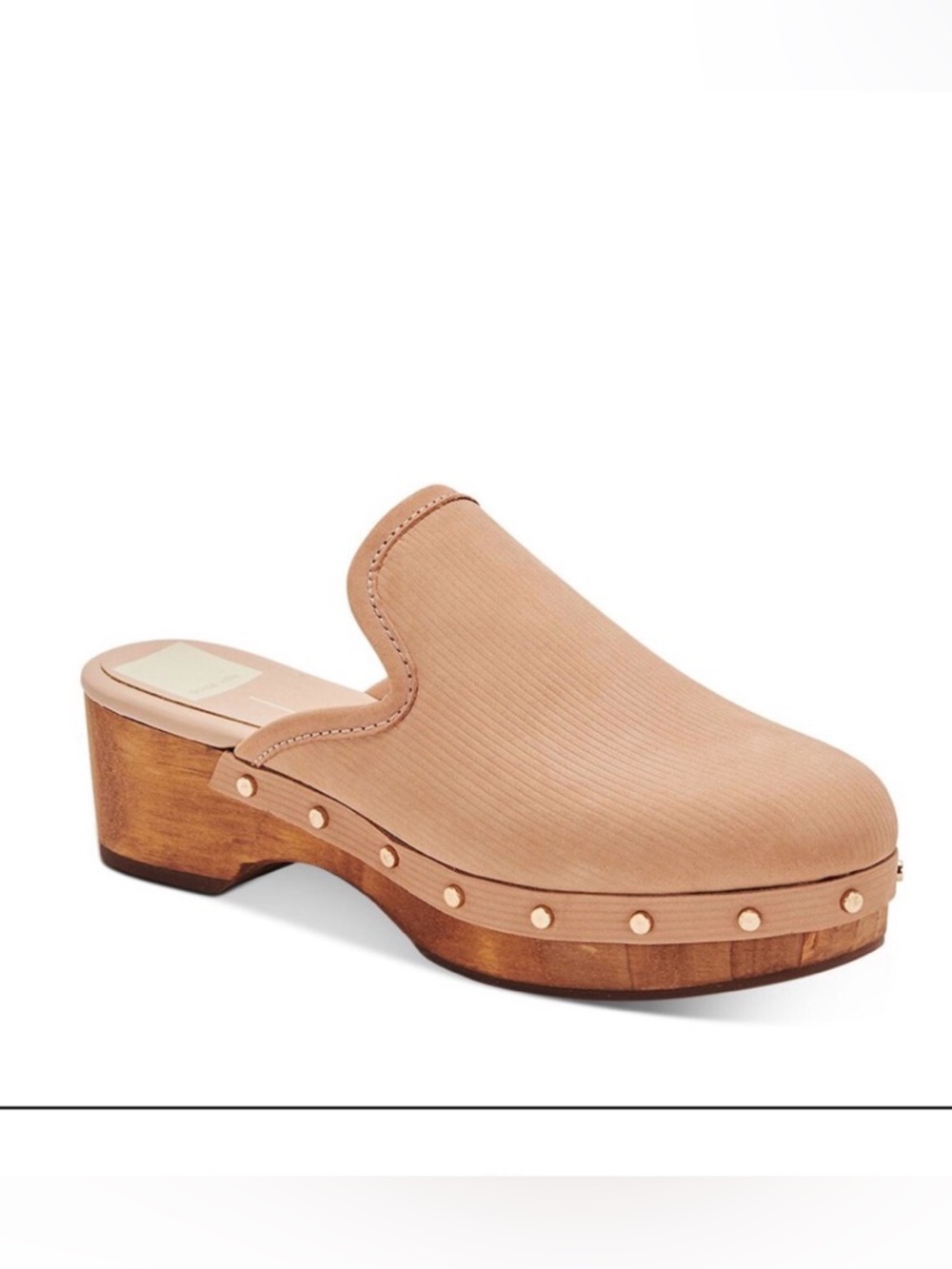 Dolce Vita Tan Studded Clog Mule 7.5